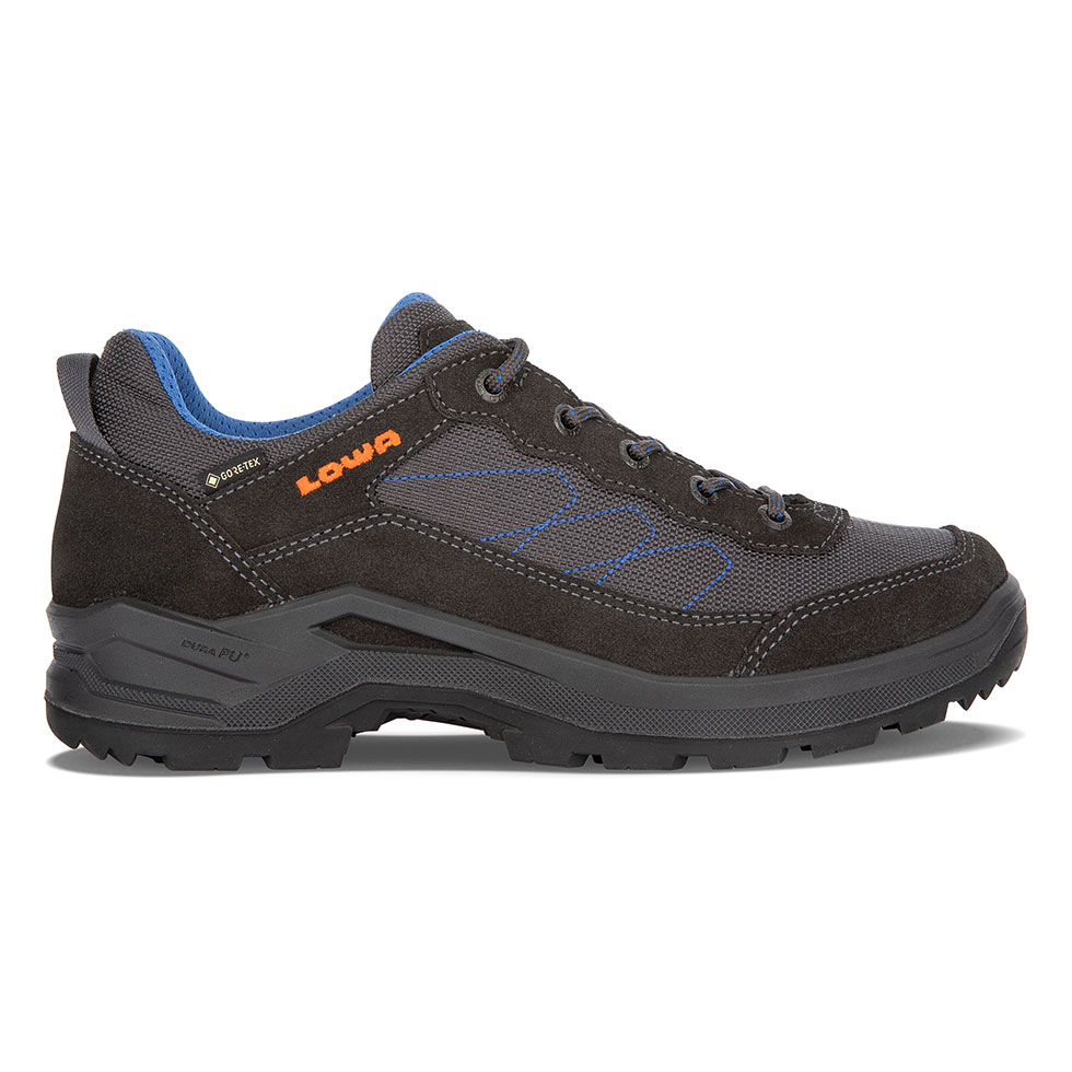 Scarpe Montagna Uomo Lowa Taurus Pro GTX Lo Grigie Scuro HXUVWN-345